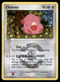 Chansey FireRed & LeafGreen #19/112 Holo Pokemon Card