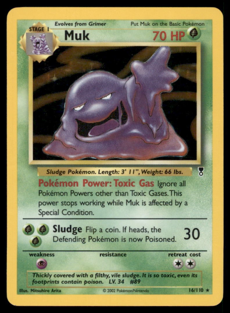 Muk Legendary Collection #016/110 Holo Pokemon Card: We offer combined shipping on multiple items. Buyers may also arrange their own shipping. LiveShipping is a separate and independent option for shipping that is NOT a part of the auction house or thei