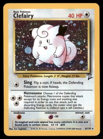 Clefairy Base Set 2 #006/130 Holo Pokemon Card