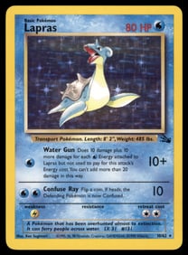 Lapras (25) Fossil #25/62 Holo Pokemon Card