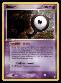 Unown (Y) Unseen Forces #Y/28 Holo Pokemon Card