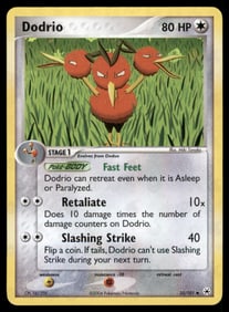 Dodrio Hidden Legends #33/101 Holo Pokemon Card