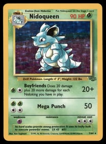 Nidoqueen (7) Jungle #07/64 Holo Pokemon Card