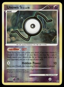 Unown [S] Secret Wonders #39/132 Holo Pokemon Card