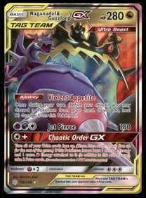 Naganadel & Guzzlord GX SM - Cosmic Eclipse #158/236 Holo Pokemon Card