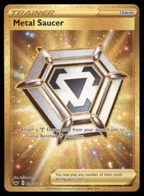 Metal Saucer (Secret) SWSH01: Sword & Shield Base Set #214/202 Holo Pokemon Card