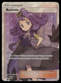 Acerola (Full Art) SM - Burning Shadows #142/147 Holo Pokemon Card