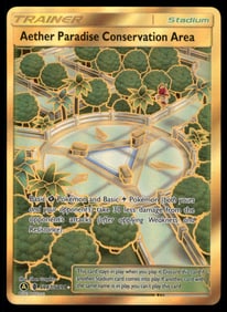 Aether Paradise Conservation Area Hidden Fates: Shiny Vault #SV87/SV94 Holo Pokemon Card