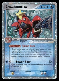 Crawdaunt ex Holon Phantoms #99/110 Holo Pokemon Card
