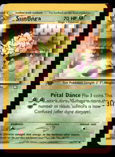 Sunflora 1st Edition Neo Vintage Pokemon Card: We offer combined shipping on multiple items. Buyers may also arrange their own shipping. LiveShipping is a separate and independent option for shipping that is NOT a part of the auction house or thei