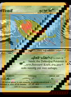 Weedle 1st Edition Neo Vintage Pokemon Card: We offer combined shipping on multiple items. Buyers may also arrange their own shipping. LiveShipping is a separate and independent option for shipping that is NOT a part of the auction house or thei