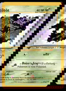 Zubat 1st Edition Neo Vintage Pokemon Card: We offer combined shipping on multiple items. Buyers may also arrange their own shipping. LiveShipping is a separate and independent option for shipping that is NOT a part of the auction house or thei