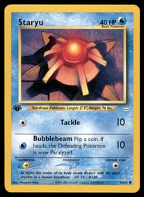 Staryu 1st Edition Neo Vintage Pokemon Card