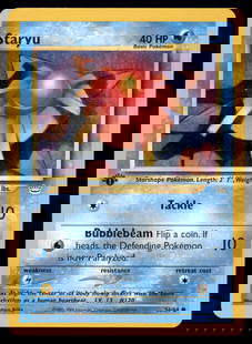 Staryu 1st Edition Neo Vintage Pokemon Card: We offer combined shipping on multiple items. Buyers may also arrange their own shipping. LiveShipping is a separate and independent option for shipping that is NOT a part of the auction house or thei