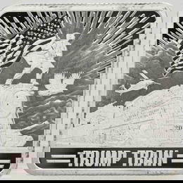 2024 Rare Trump Train 1oz Silver Bar