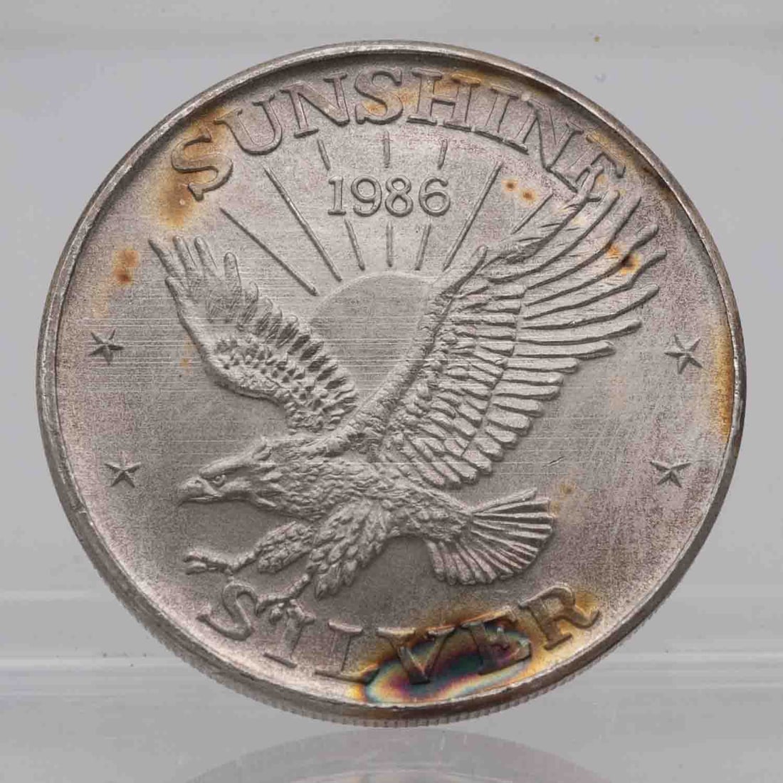 1986 Rare Vintage Sunshine Mint 1oz SIlver Round (1 of 2)