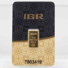 IGR 0.5g Gold Bar In Assay