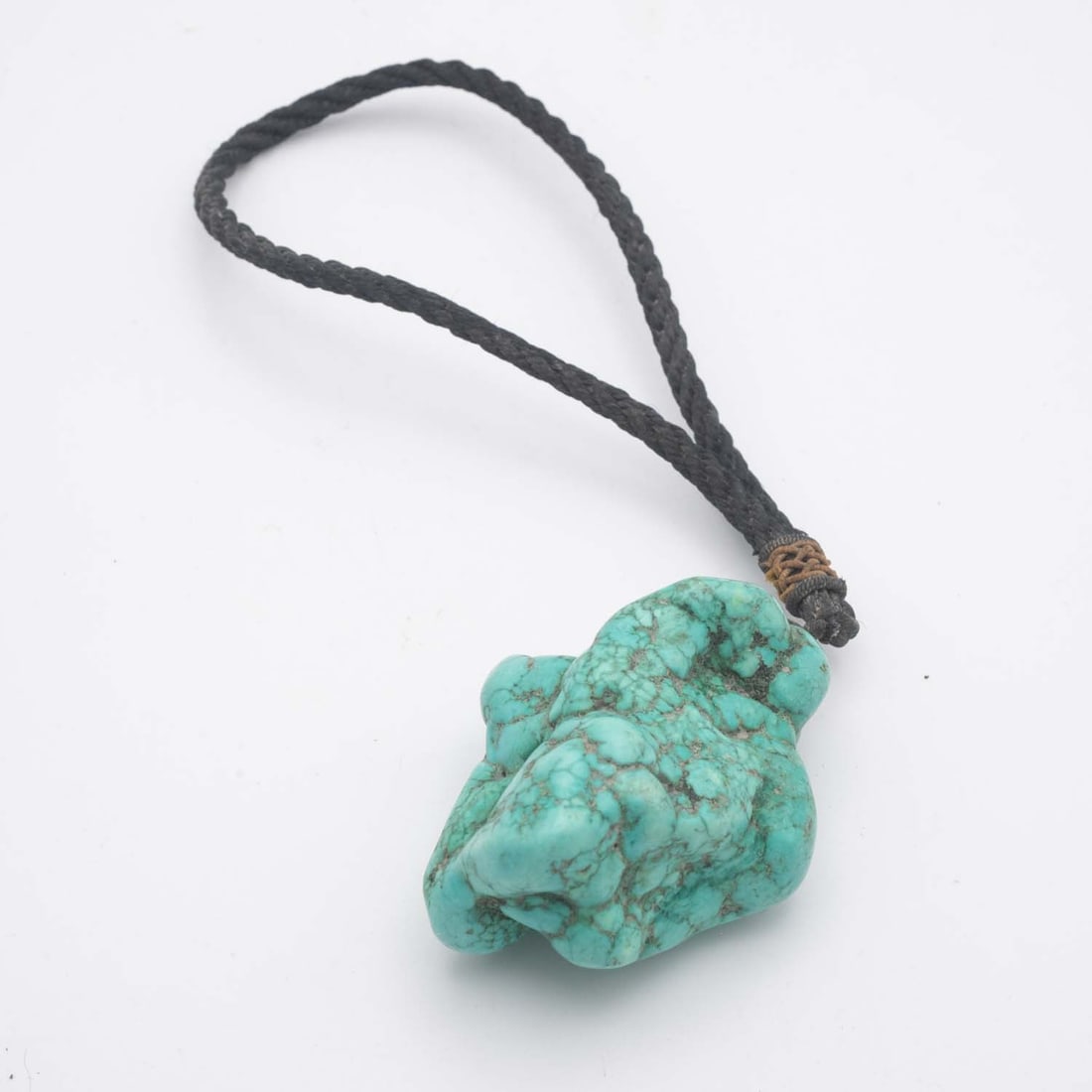 Old Chinese Tibetan Turquoise Amulet: Medium: TurquoiseSize: 2.3x1.7x1.5 inchesAge/Detail: Old Chinese TibetanCondition: great overall, check photo for condition reference.Provenance:Collection from Estate in TribeccaLiveShipping is NOT a
