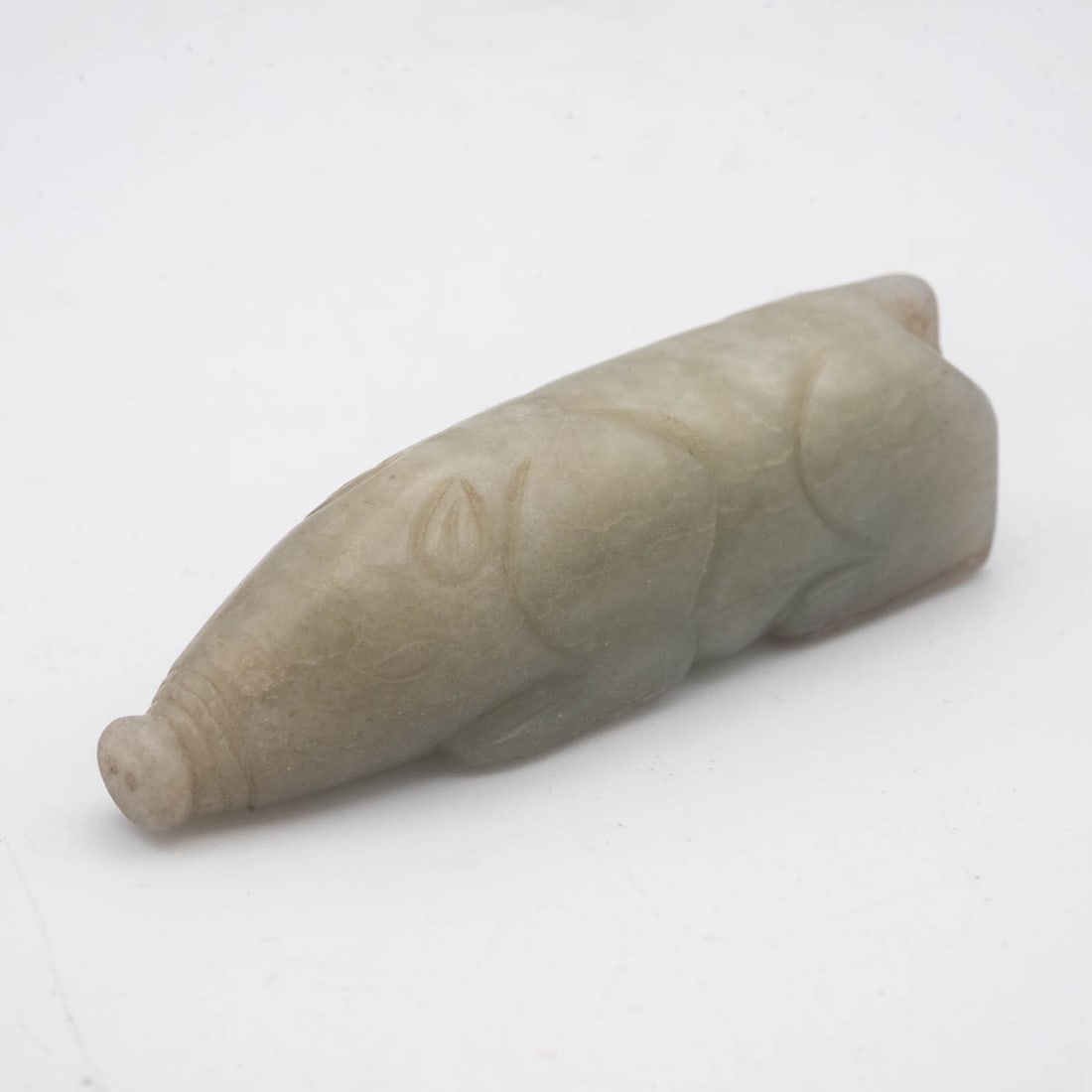 Antique Chinese Carved Jade Pig Amulet (1 of 4)