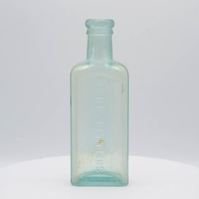 Vintage Glass Medicine Bottle