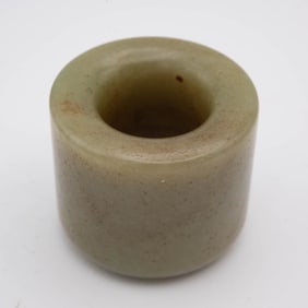 Antique Chinese Jade Large Thumb Ring