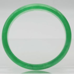 Chinese Green Jade Bangle