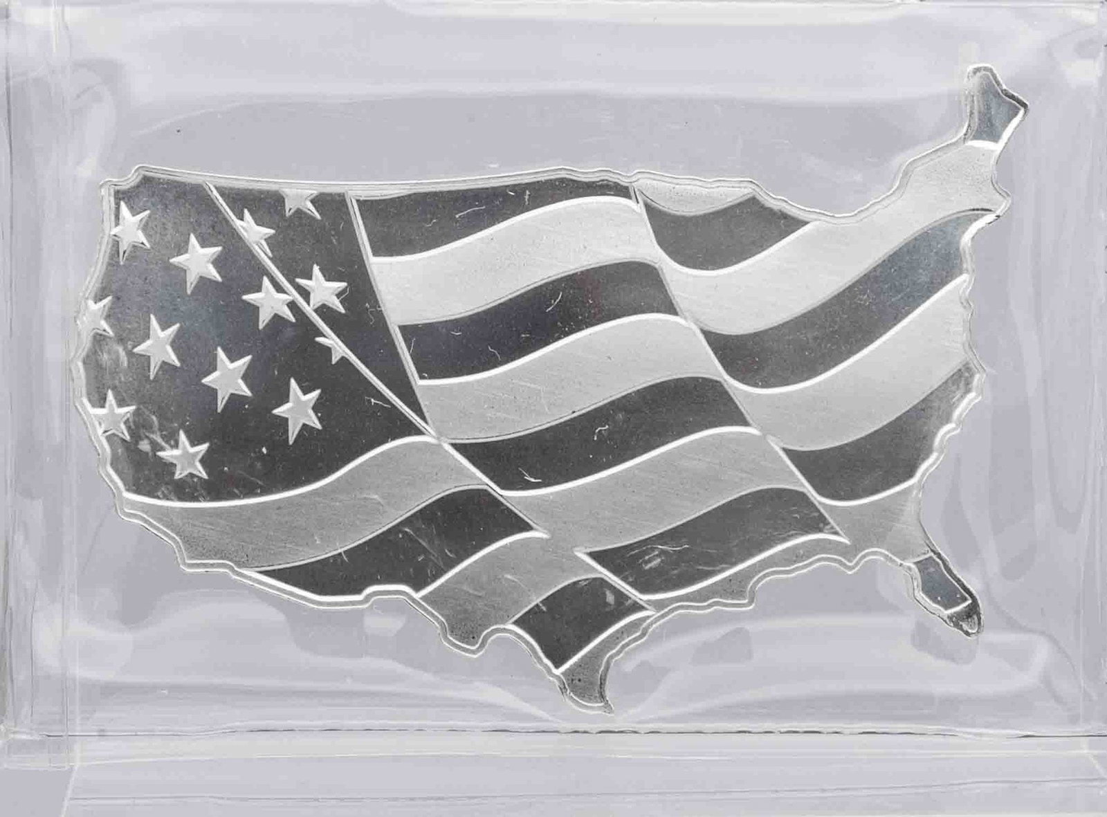 Elemetal American Flag 5oz Silver Bar (1 of 2)