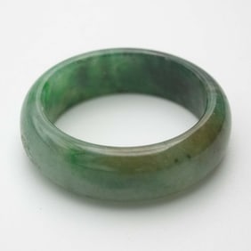 Natural Chinese Green Jadeite Ring