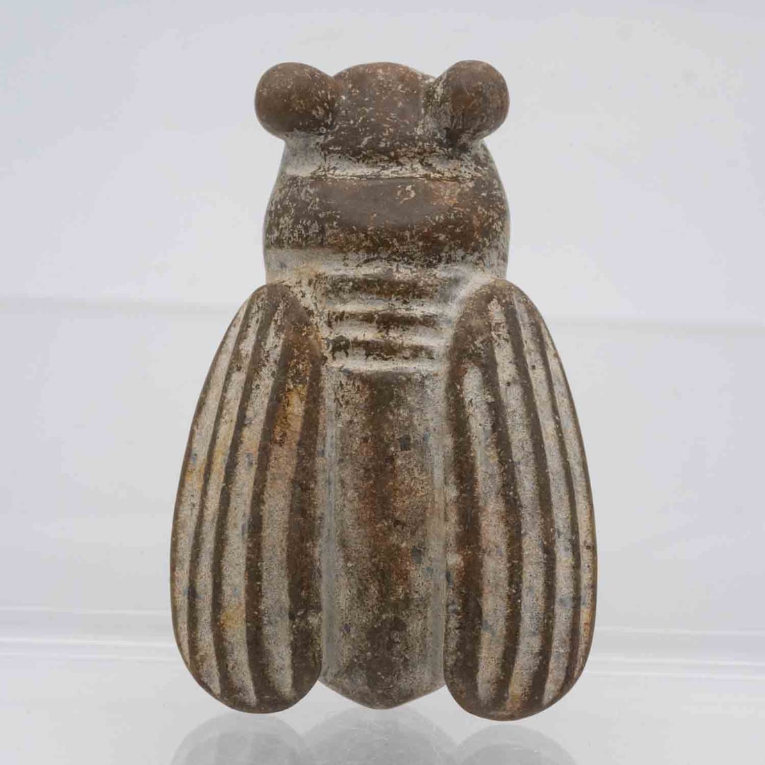 Archaic Chinese Hongshan Culture Stone Cicada Amulet (1 of 4)