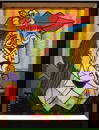 After Picasso Acrylic On Canvas "Weeping Woman"
