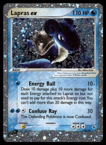 Lapras ex Ruby and Sapphire #99/109 Holo Pokemon Card
