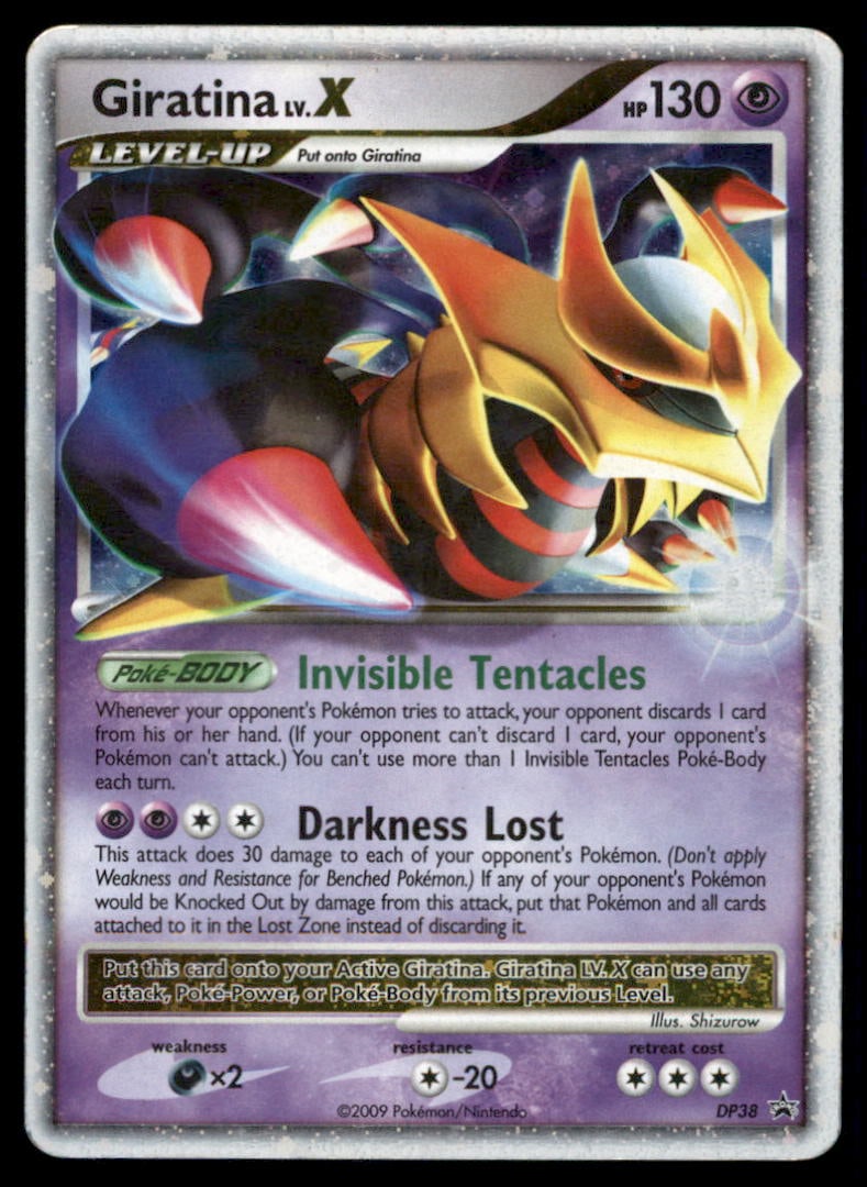 Giratina LV.X Diamond and Pearl Promos #DP38 Holo Pokemon Card (1 of 2)