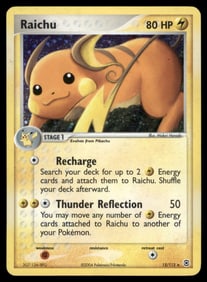 Raichu FireRed & LeafGreen #12/112 Holo Pokemon Card