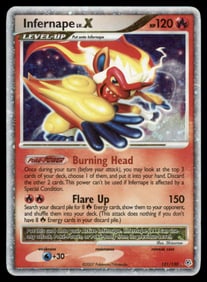 Infernape LV.X Diamond and Pearl #121/130 Holo Pokemon Card
