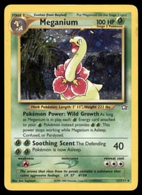 Meganium (11) Neo Genesis #011/111 Holo Pokemon Card