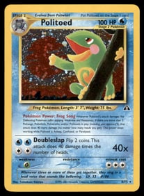 Politoed (8) Neo Discovery #08/75 Holo Pokemon Card