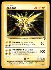 Zapdos Base Set 2 #020/130 Holo Pokemon Card