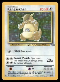 Kangaskhan (5) Jungle #05/64 Holo Pokemon Card