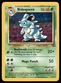 Nidoqueen (7) Jungle #07/64 Holo Pokemon Card