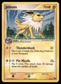 Jolteon POP Series 3 #003/017 Holo Pokemon Card
