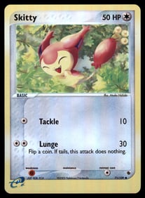 Skitty Ruby and Sapphire #71/109 Holo Pokemon Card
