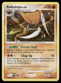 Kabutops Majestic Dawn #6/100 Holo Pokemon Card