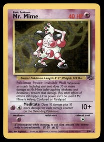 Mr. Mime (6) Jungle #06/64 Holo Pokemon Card