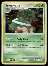 Torterra Diamond and Pearl #17/130 Holo Pokemon Card