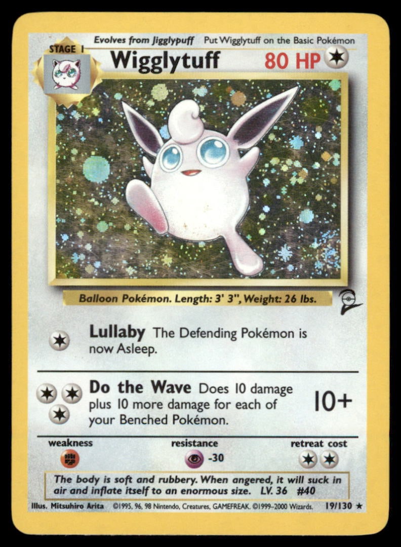 Wigglytuff Base Set 2 #019/130 Holo Pokemon Card: We offer combined shipping on multiple items. Buyers may also arrange their own shipping. LiveShipping is a separate and independent option for shipping that is NOT a part of the auction house or thei