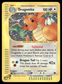 Dragonite (9) Expedition #009/165 Holo Pokemon Card