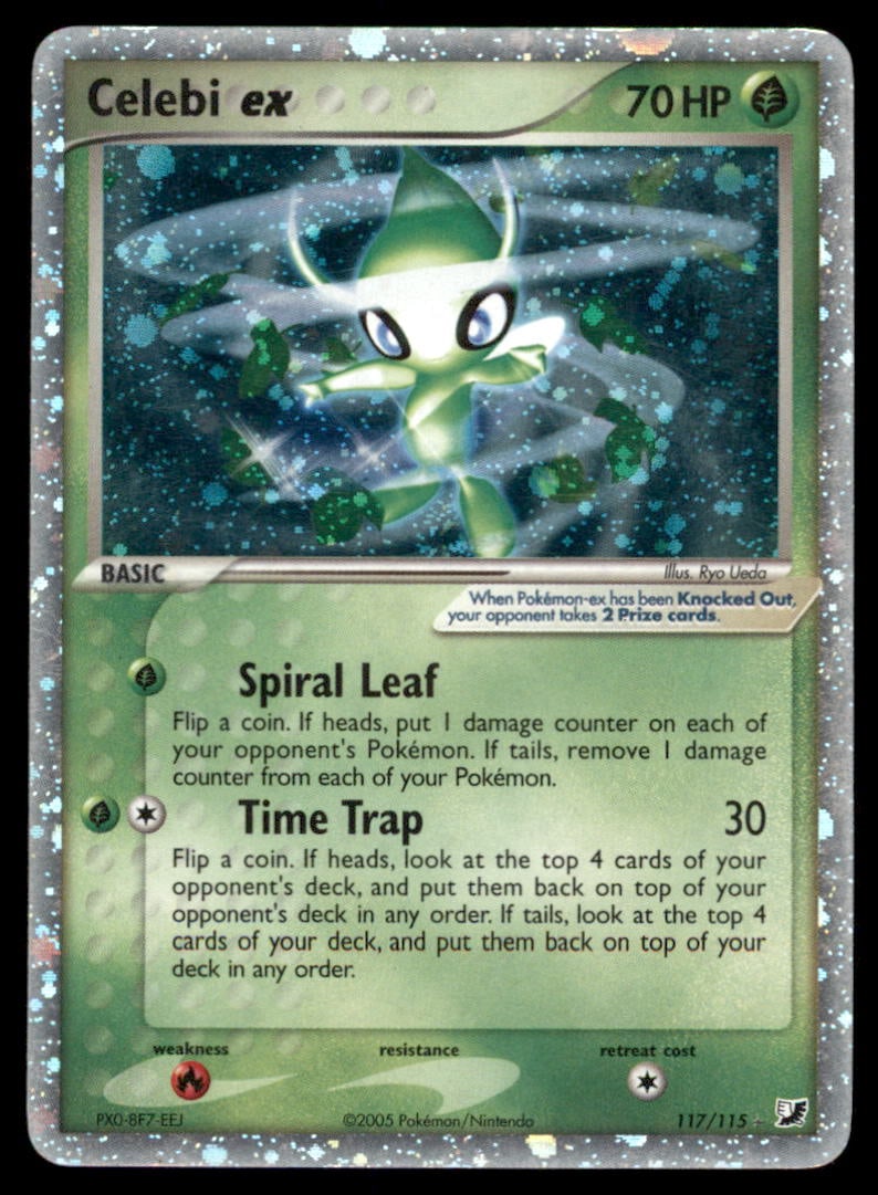 Celebi ex Unseen Forces #117/115 Holo Pokemon Card: We offer combined shipping on multiple items. Buyers may also arrange their own shipping. LiveShipping is a separate and independent option for shipping that is NOT a part of the auction house or thei