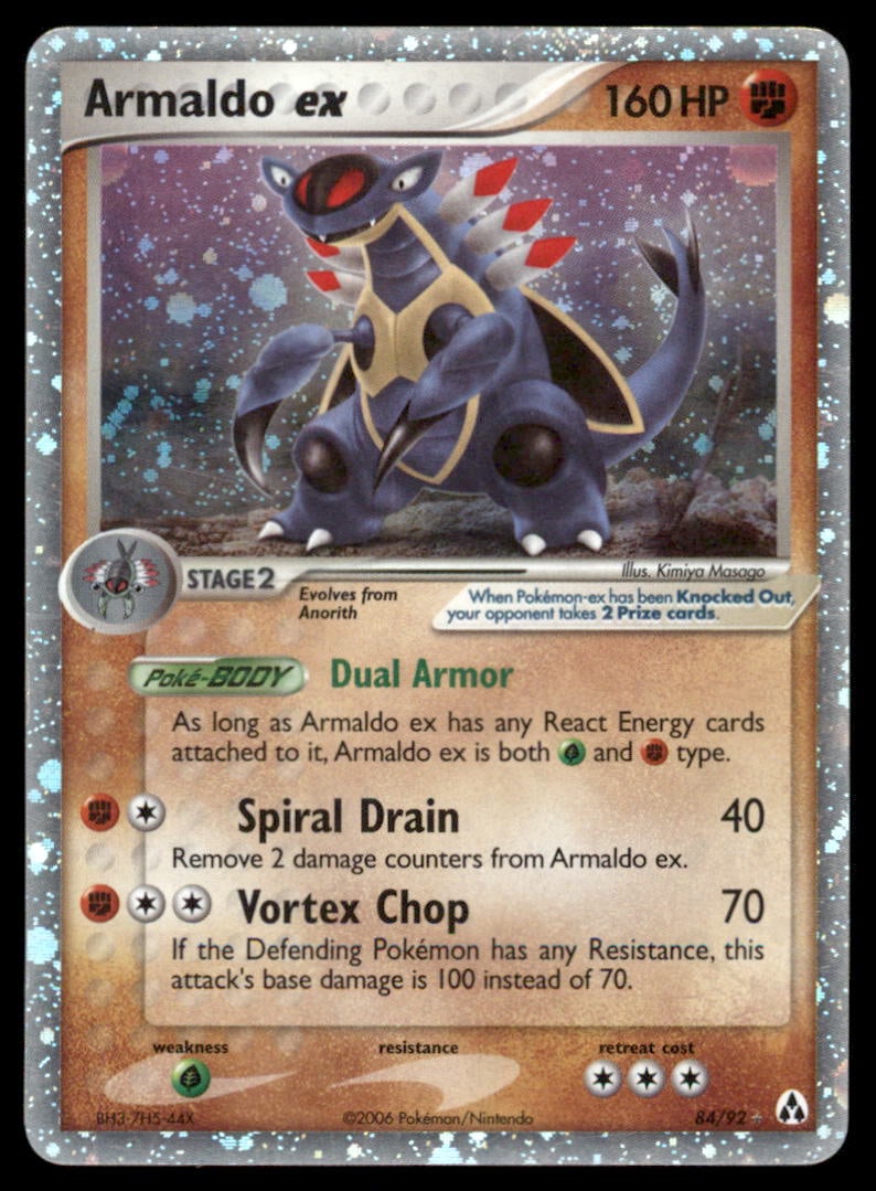 Armaldo ex Legend Maker #84/92 Holo Pokemon Card: We offer combined shipping on multiple items. Buyers may also arrange their own shipping. LiveShipping is a separate and independent option for shipping that is NOT a part of the auction house or thei