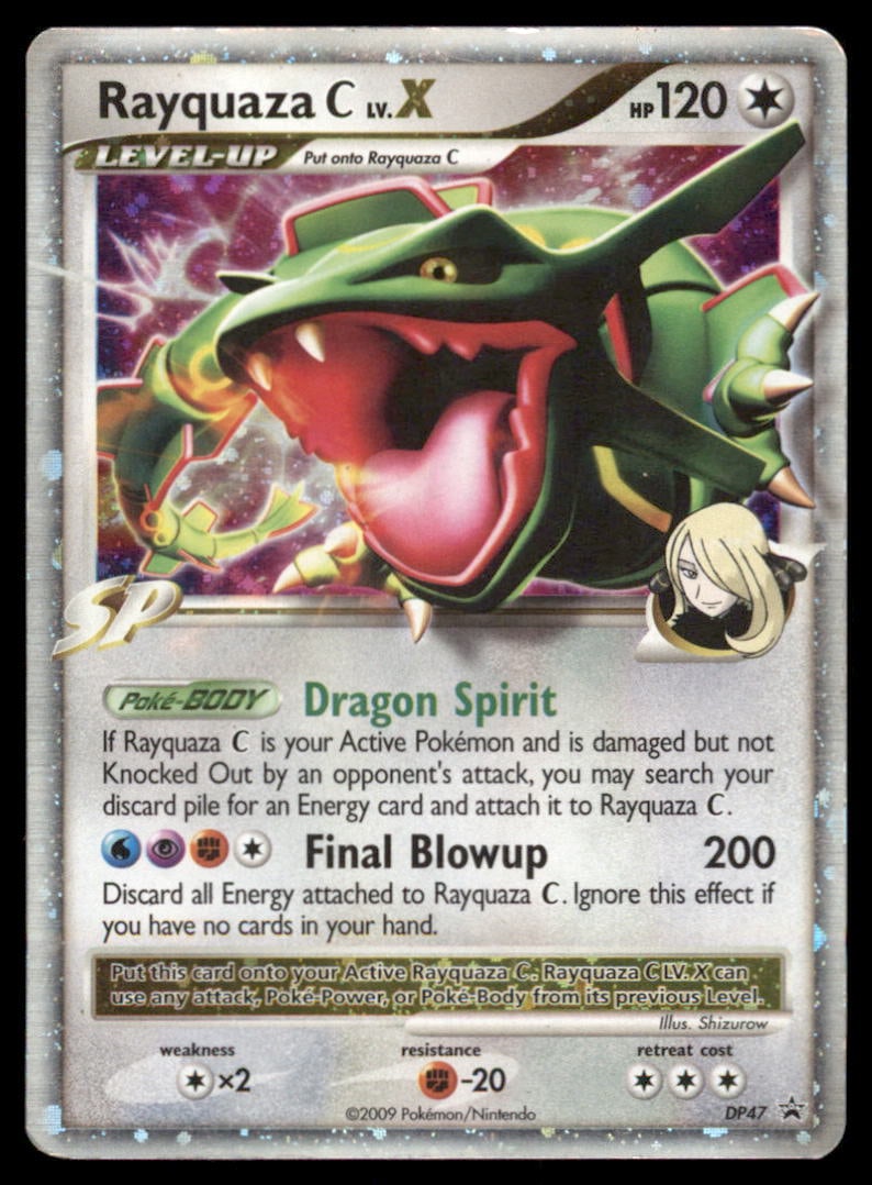 Rayquaza C LV.X Diamond and Pearl Promos #DP47 Holo Pokemon Card (1 of 2)