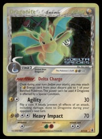 Dragonite (Delta Species)Stamped Delta Species #3/113 Holo Pokemon Card